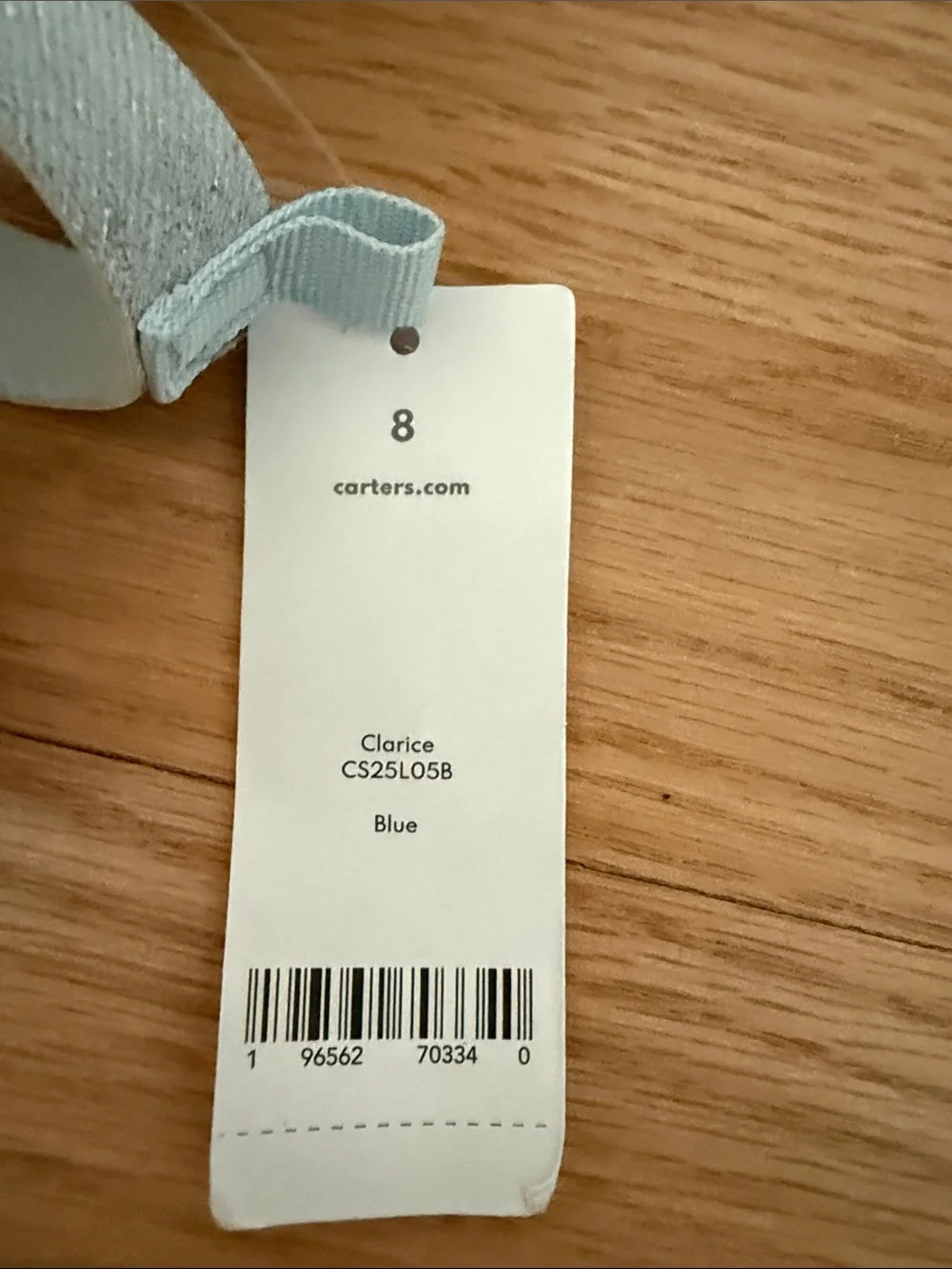 NWT Carter's Clarice Silver Glitter Double-Buckle Girls' Sandals